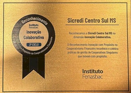Sicredi Centro-Sul MS/BA é reconhecida com selo de Inovação Colaborativa