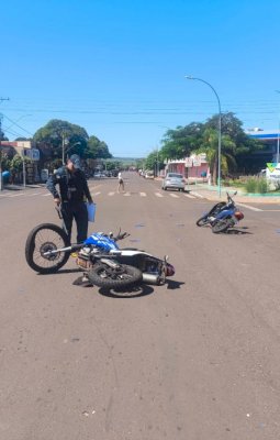 Ivinhema - Polícia Militar atende acidente de trânsito envolvendo condutores sem habilitação