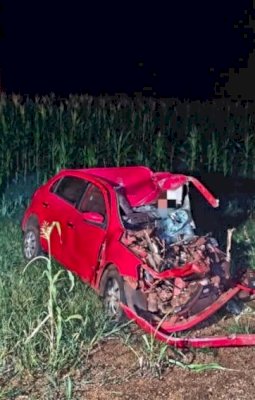 Acidente na MS -276 entre Indápolis e Deodápolis mata morador de Rio Brilhante