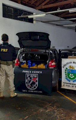 Ivinhema: Ações integradas entre Polícia Militar e PRF apreendem mais de 219 quilos de drogas na região do Vale do Ivinhema