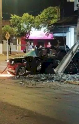 Grave acidente na madrugada mata jovem de 23 anos em Amambai