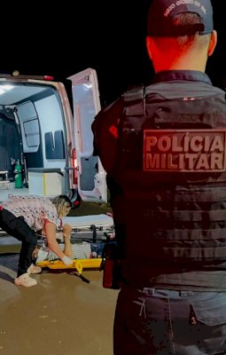 Angélica: Motociclista fica com ferimentos graves após ultrapassagem irregular