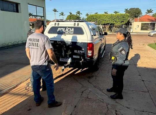 Ação conjunta da PC e PM resulta na prisão por violência doméstica em Batayporã