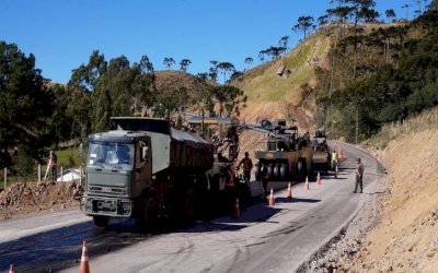 1º Batalhão Rodoviário do Exército de Lages é a “joia rara” da engenharia brasileira