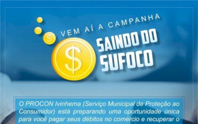 Procon de Ivinhema inicia campanha de renegociação de dividas (veja empresas participantes)