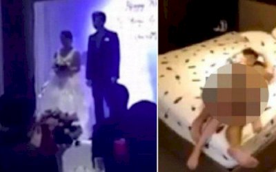 Durante casamento, noivo exibe em telão vídeo em que a noiva faz sexo com cunhado