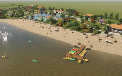 A Prefeitura de Bataguassu já está trabalhando na construção do Parque Aquático Guassu.