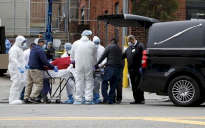 Estados Unidos têm mais de 1.200 mortes em 24 horas