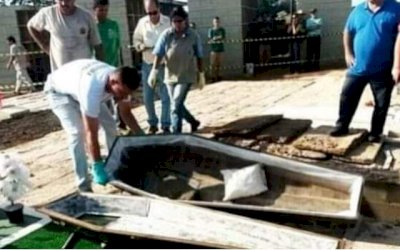 #Verificamos: Foto de caixão vazio é antiga e não tem relação com enterros por Covid-19 no Amazonas