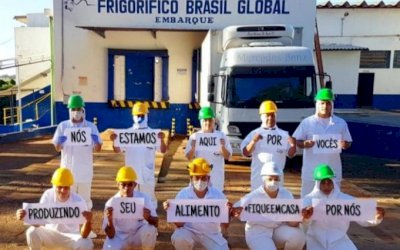 Com 7 casos de coronavírus confirmados entre funcionários e familiares, frigorífico fecha por 15 dias em de MS