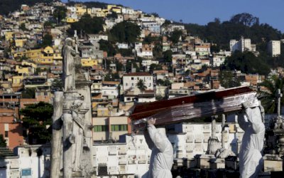 Brasil registra 1.179 mortes por Covid-19, recorde para um único dia