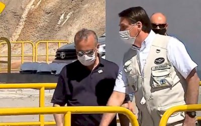 Obra que Bolsonaro visitou no Ceará estava 94% pronta antes de sua posse.