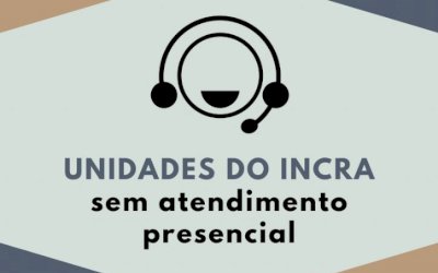 Superintendências sem atendimento presencial