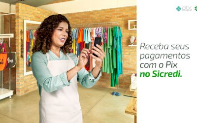 Máquinas de cartões do Sicredi contam com o Pix para receber pagamentos