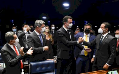 Em posse, Rodrigo Pacheco reafirma independência do Senado
