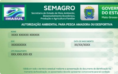 Imasul implanta carteira digital para pesca amadora e desportiva em Mato Grosso do Sul