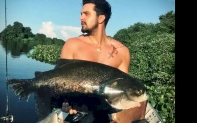 Luan Santana é abordado pela polícia durante pescaria em cidade de MS