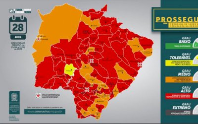 Vejam a bandeira  do programa Prosseguir das cidades do MS.