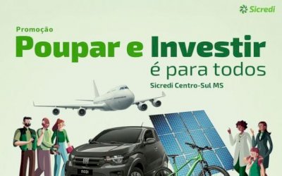 Está chegando o 1º sorteio da promoção da Sicredi Centro-Sul MS