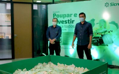 Sicredi Centro-Sul MS realiza terceiro sorteio da  promoção “Poupar e Investir é para Todos”