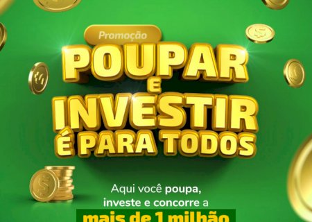 Sicredi Centro-Sul MS lança promoção que sorteará mais de R$ 1 milhão em prêmios.