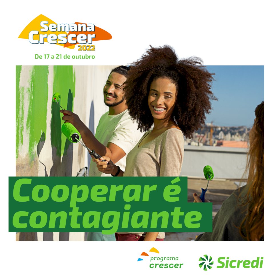Sicredi promove ações para incentivar o cooperativismo no Brasil.