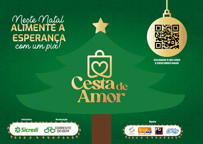 Sicredi Centro-Sul MS e Associação Corrente do Bem lançam campanha Cesta de Amor.