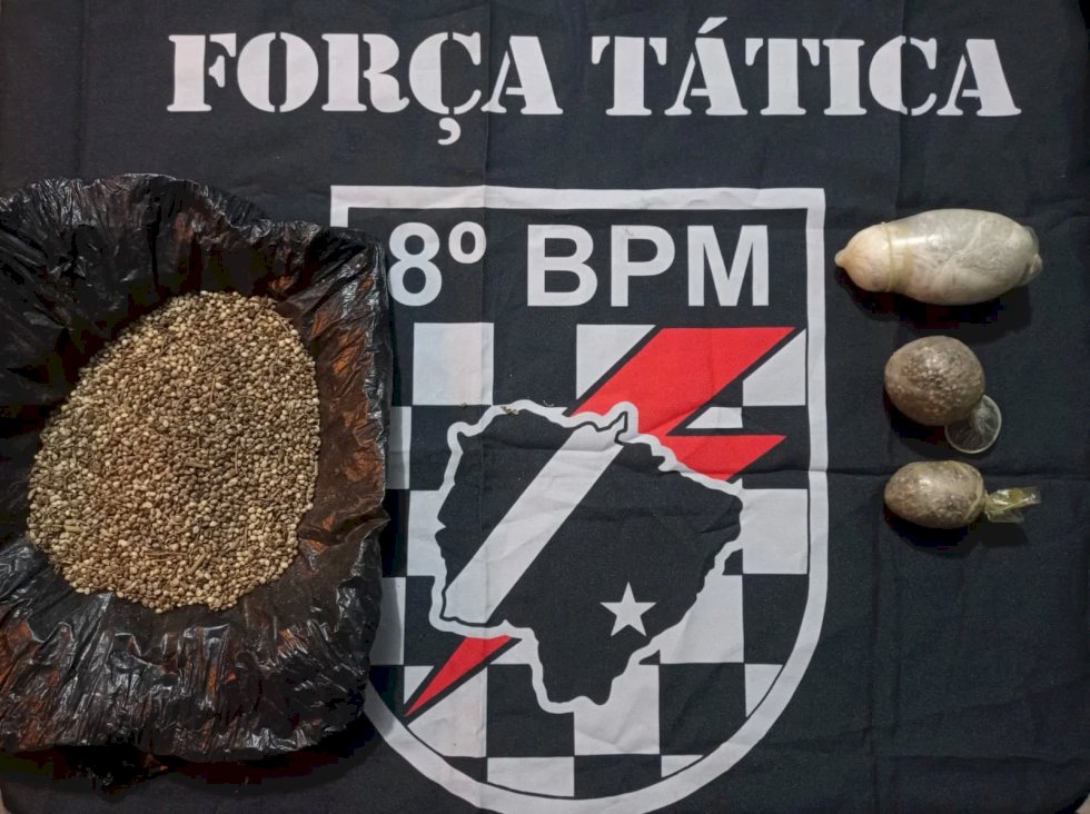 Polícia Militar prende mulher por tráfico de sementes de maconha em Nova Andradina.