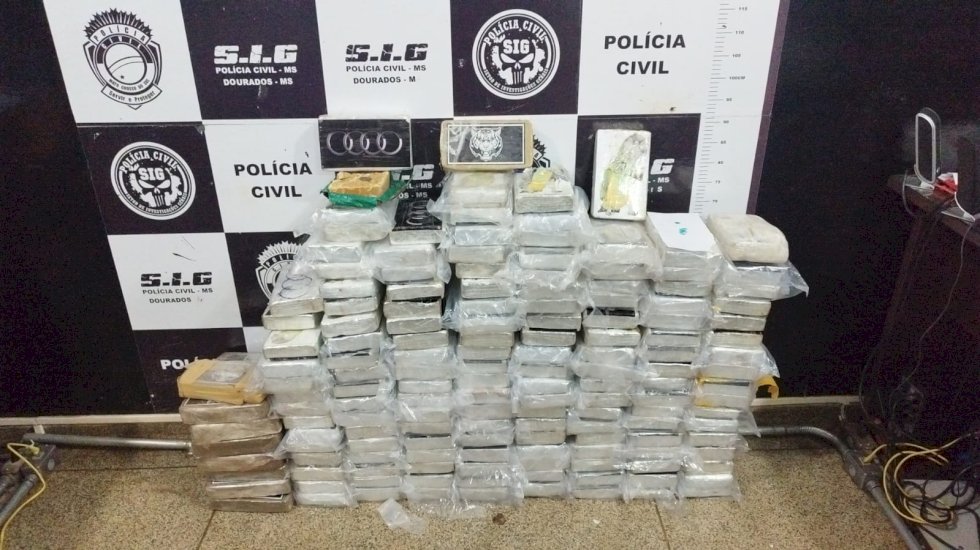 SIG apreende 150 quilos de cocaína e pasta base de cocaína