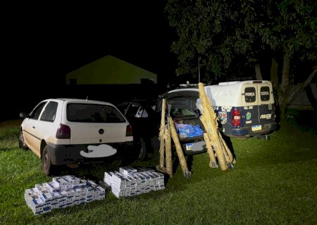 Polícia Militar do Vale do Ivinhema apreende mercadorias oriundas do Paraguai avaliadas em 113 mil reais.