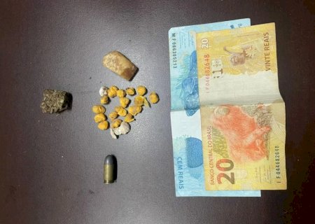 Novo Horizonte do Sul - PM prende duas pessoas por tráfico de drogas.