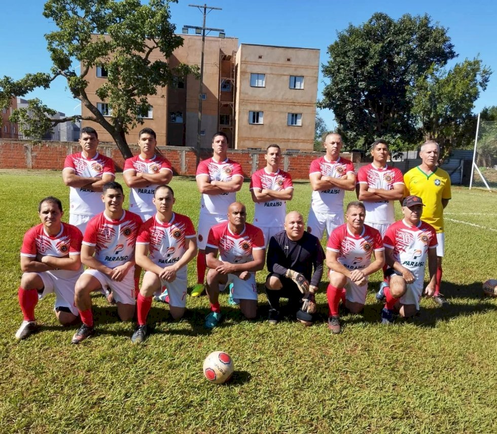 Bombeiros Militar de Ivinhema disputam amistoso de futebol na capital.