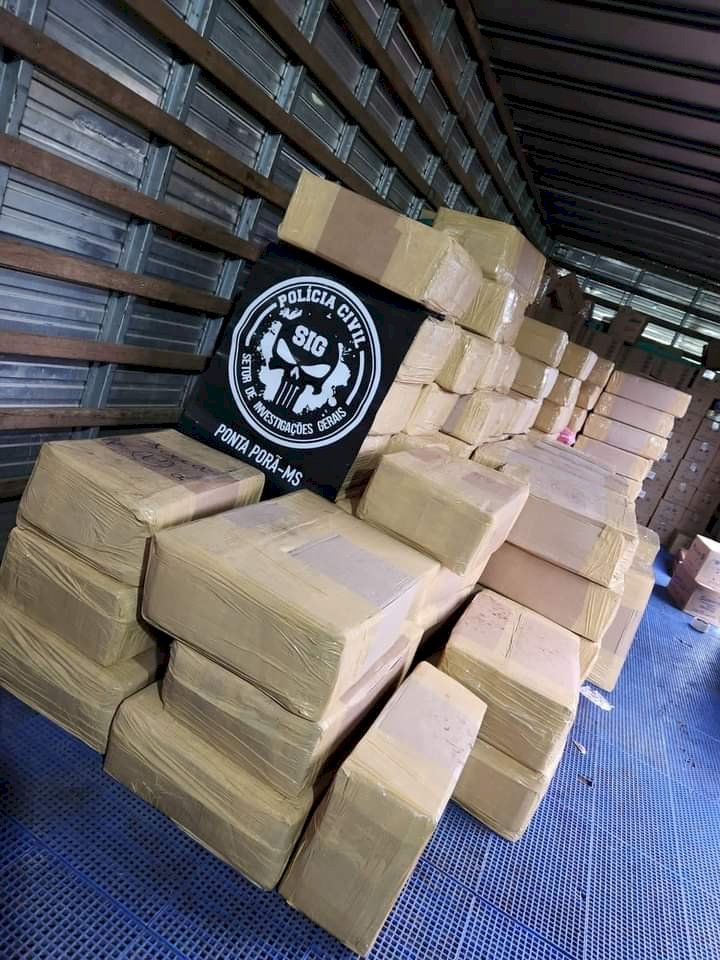 Polícia Civil fecha entreposto de drogas e faz apreensão de cinco toneladas de entorpecentes