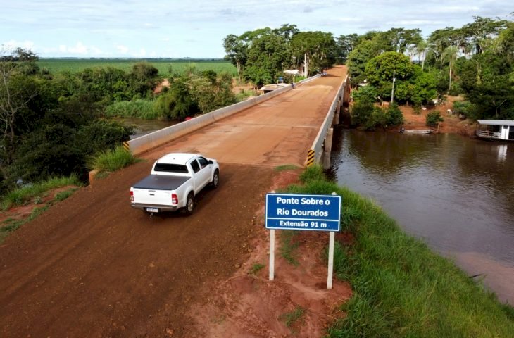 Agesul conclui ponte de concreto na rodovia MS-274, entre Dourados e Deodápolis