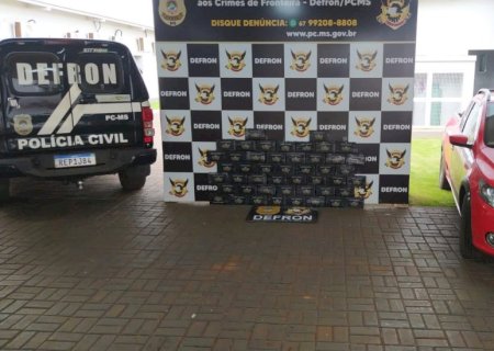 Polícia Civil apreende 50 kg de cocaína.