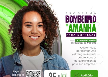 Sicredi Centro-Sul MS, Bombeiros e parceiros apresentam o programa O Bombeiro do Amanhã em evento nesta terça-feira