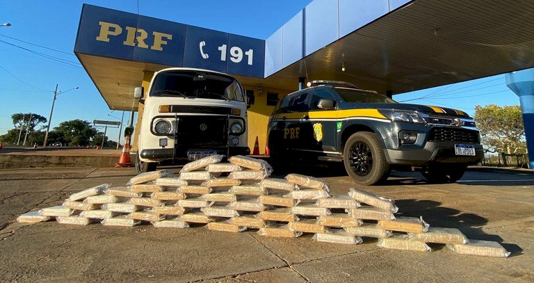 PRF apreende 52 Kg de cocaína em Campo Grande