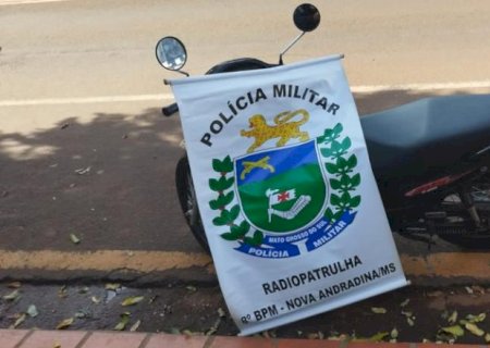 Polícia Militar recupera Motoneta furtada em Nova Andradina.