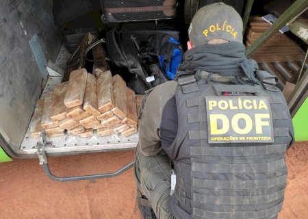 DOF apreende droga que tinha como destino o Rio Grande do Sul