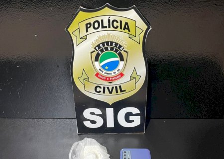 Durante cumprimento de mandado de prisão, Polícia Civil realiza flagrante por tráfico de drogas em Nova Andradina