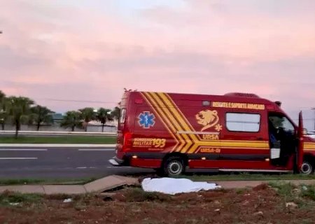 Condutor foge após matar pedestre atropelado