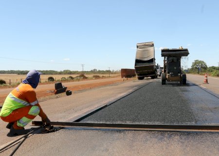Obras de manutenção da CCR MSVia trazem melhorias para a BR-163/MS