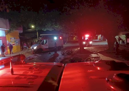 Colisão frontal mata motociclista e deixa outro em estado grave.