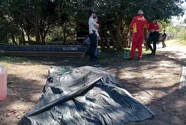 Corpo de homem que caiu no Rio Verde é encontrado quatro dias depois em Água Clara.
