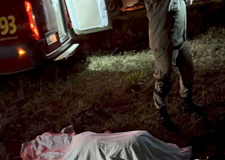 Motociclista morre na MS-141  ente Ivinhema e Navirai trevo que da acesso a Novo Horizonte do Sul.
