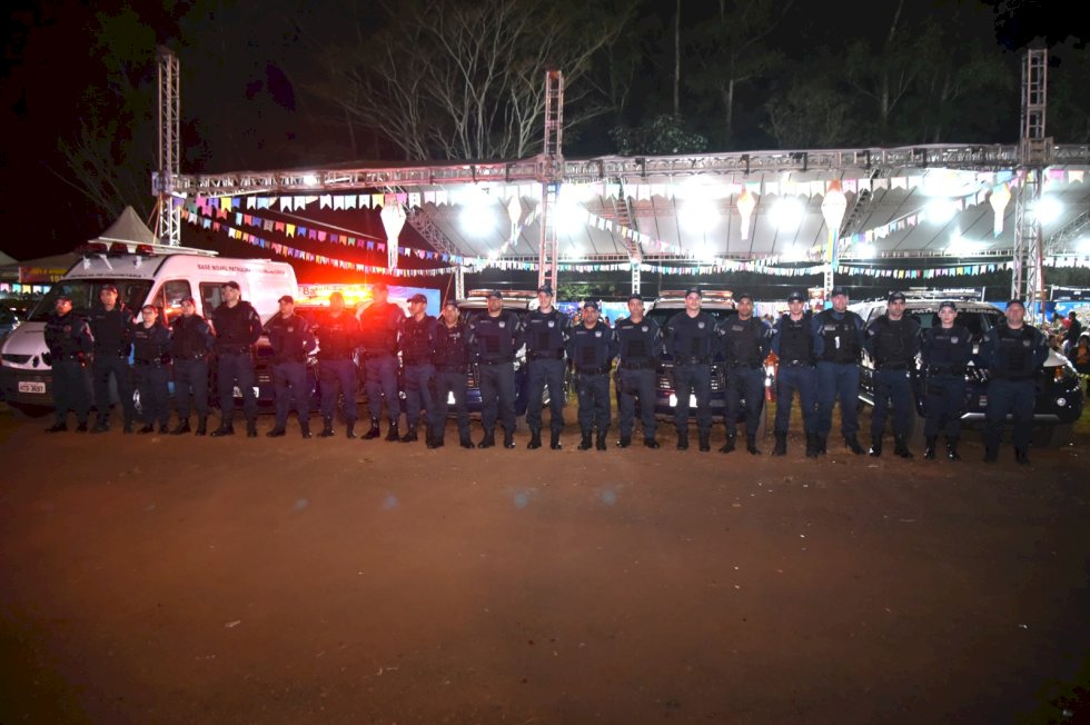 8° Batalhão de Polícia Militar garante segurança dos presentes na 42ª Festa do Sereno de Batayporã