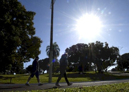 Segunda-feira com sol, tempo seco e temperaturas elevadas para todo o estado.