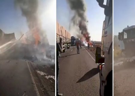 Acidente com duas vítimas fatais em um grave acidente na BR-262.