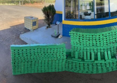 PMR apreende carga de drogas avaliada em quase R$ 5 milhões.