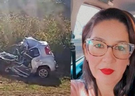 Assessora de imprensa morre após colidir carro com carreta na BR-163.